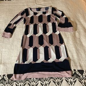 60’s Inspired Print Dress